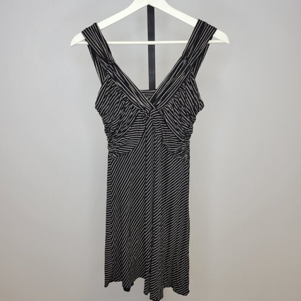 Zen Knits Y2K Striped Mini Dress, Sz Xs